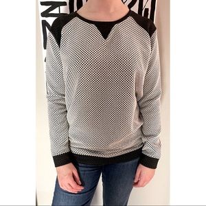 Scotch & Soda Black and White Patterned Jumper